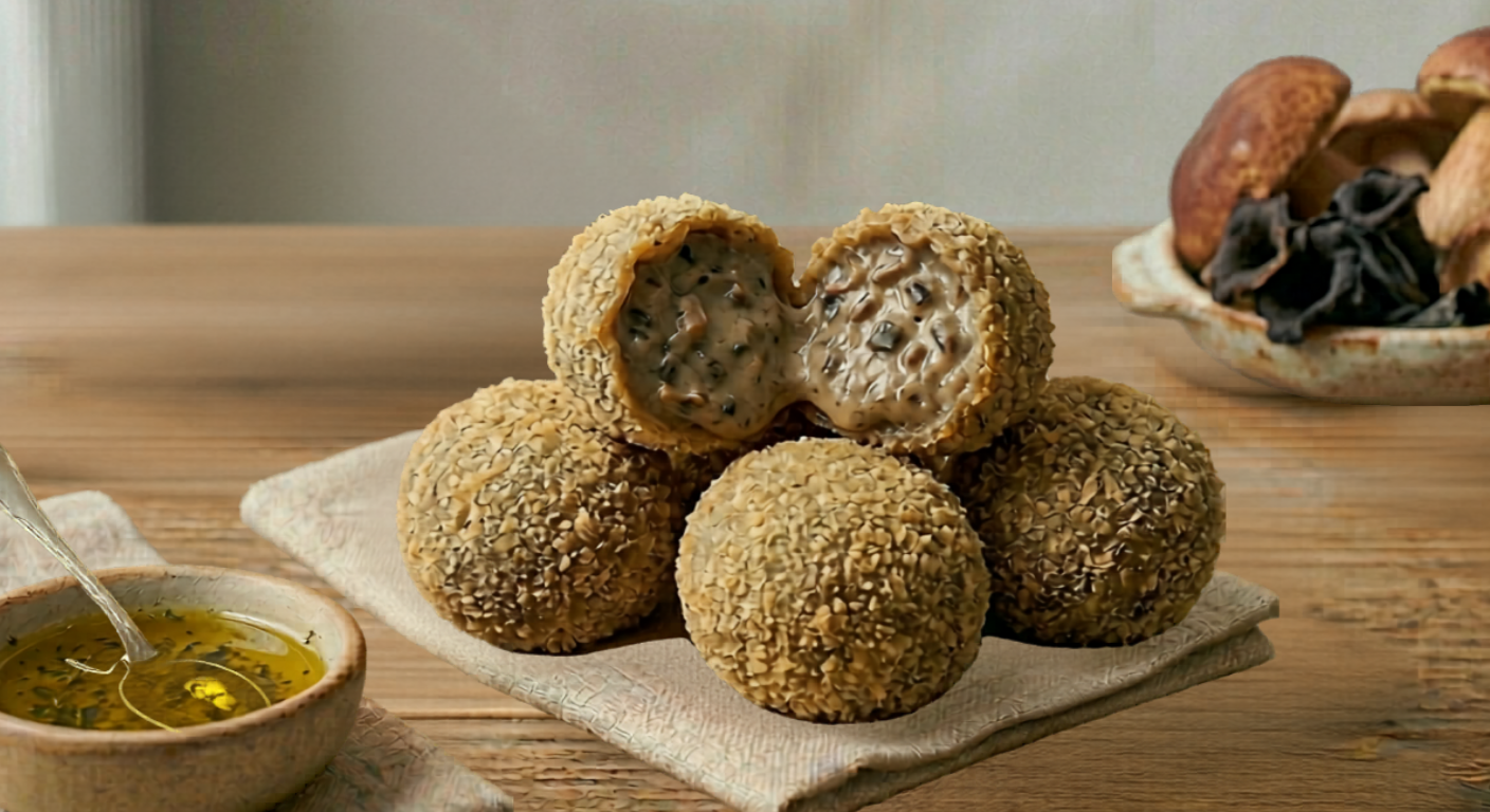 Croqueta de boletus